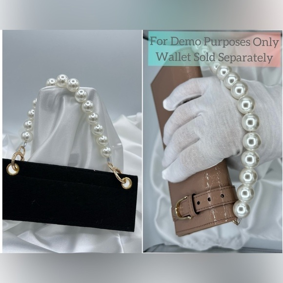 Unbranded Faux Jumbo Pearl Wallet Chain | Bag Charm - Picture 1 of 4